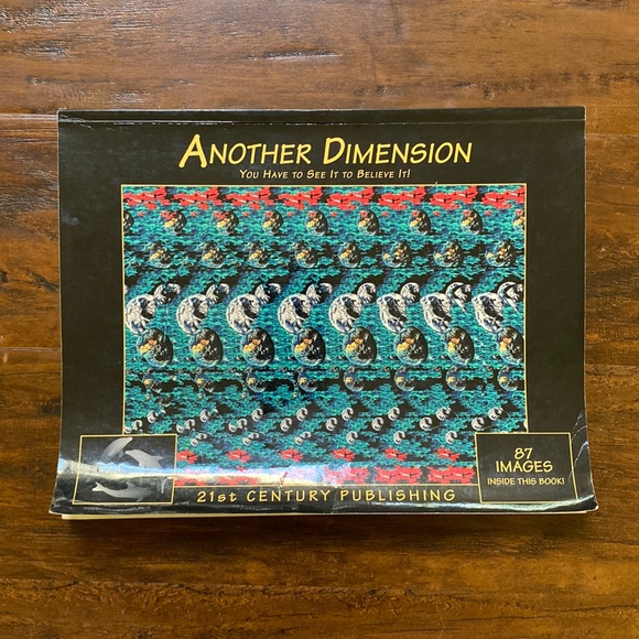 Another Dimension 3-D Images Illusion Paperback Book | 87 Images - Picture 1 of 7